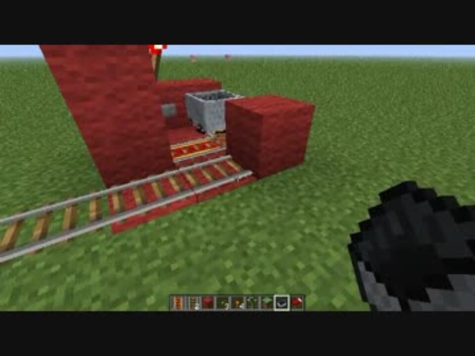 Minecraft 簡易トロッコブースター発射装置 1 4 4 ニコニコ動画