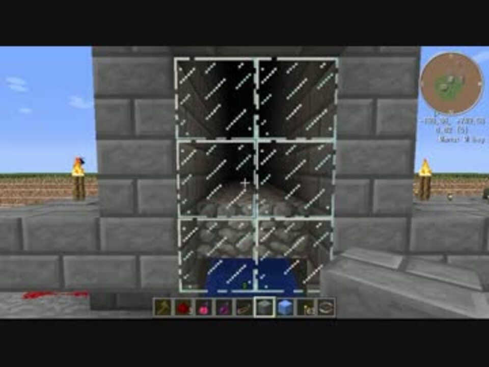 Minecraft トリップワイヤーフックを使った処理層 テスト動画