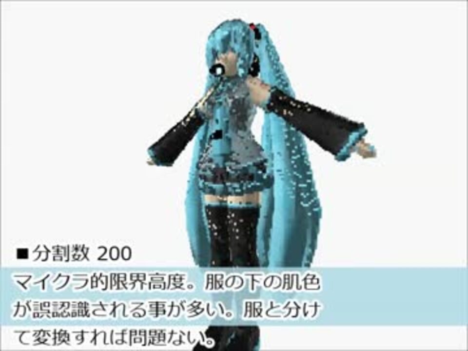 Minecraft テクスチャあり3dモデルの色付きブロック変換 ニコニコ動画