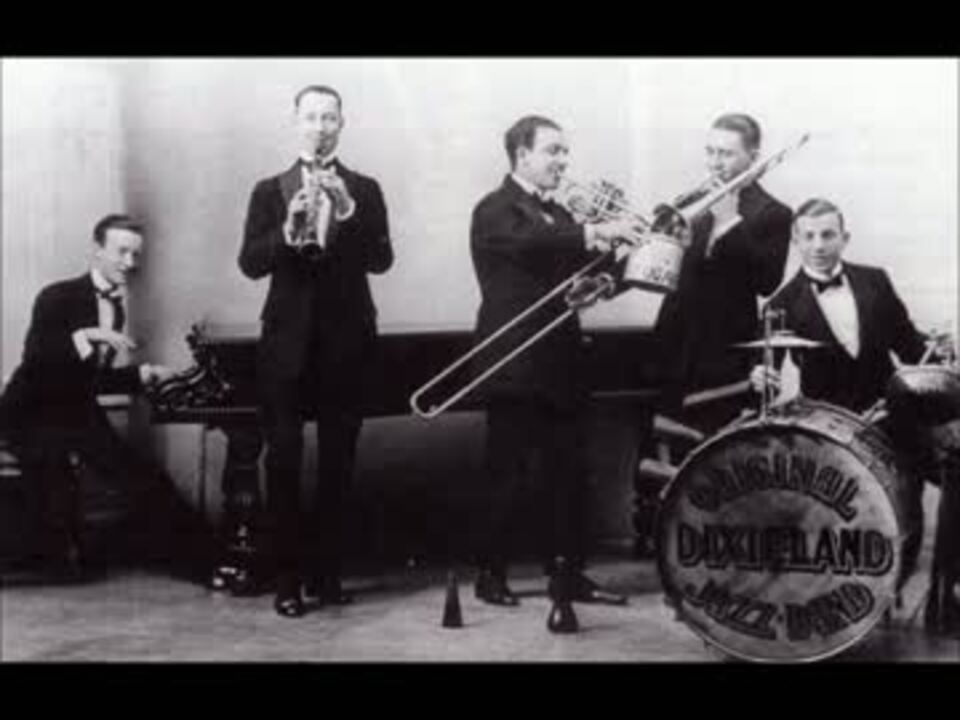 [ジャズの世界初録音] ODJB・ファーストレコーディング(1917年録音) - ニコニコ動画