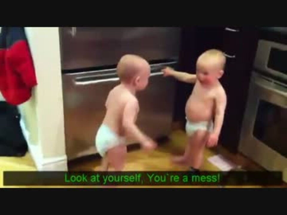 双子の赤ちゃんの会話 ニコニコ動画