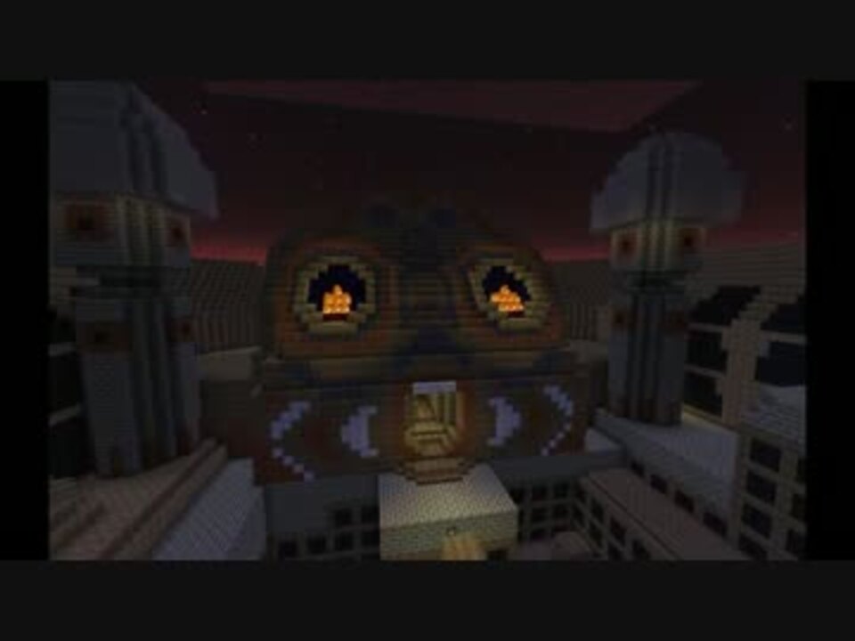 Minecraft ムジュラの仮面のロックビルを再現 ゼルダの伝説 ニコニコ動画