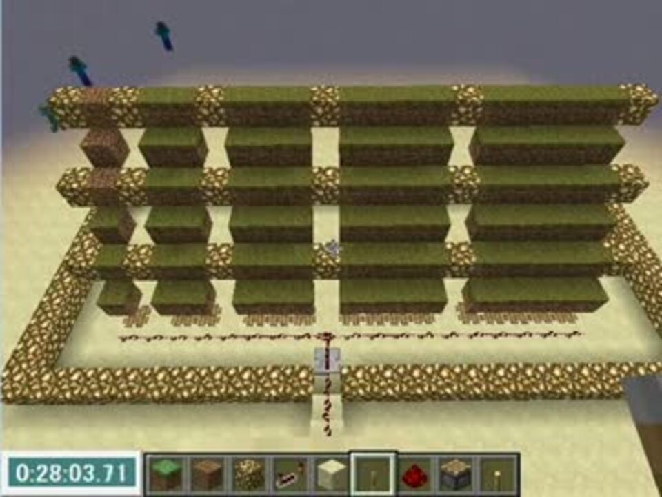 Minecraft 芝生の浸食調査 Ver 1 4 5 ニコニコ動画