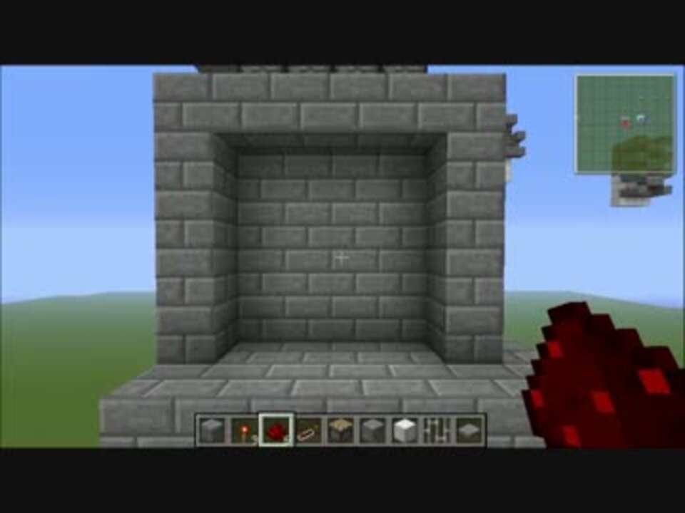 Minecraft 小型4 4シャッターの作り方 Ver1 3 1 1 4 7 ニコニコ動画