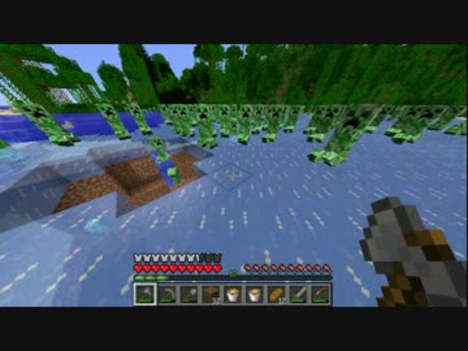 Minecraft Mob大量発生バグ クリーパー Version 1 3 2