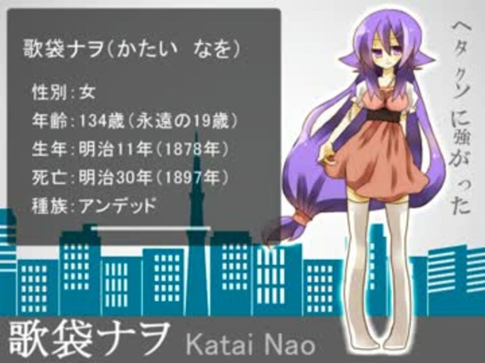 【UTAU音源配布】タイムマシン【歌袋ナヲ】 - ニコニコ動画