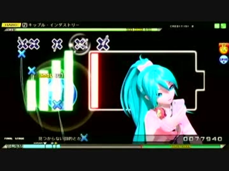 初音ミク Project Diva Arcade キップル インダストリー Hard Perfect ニコニコ動画