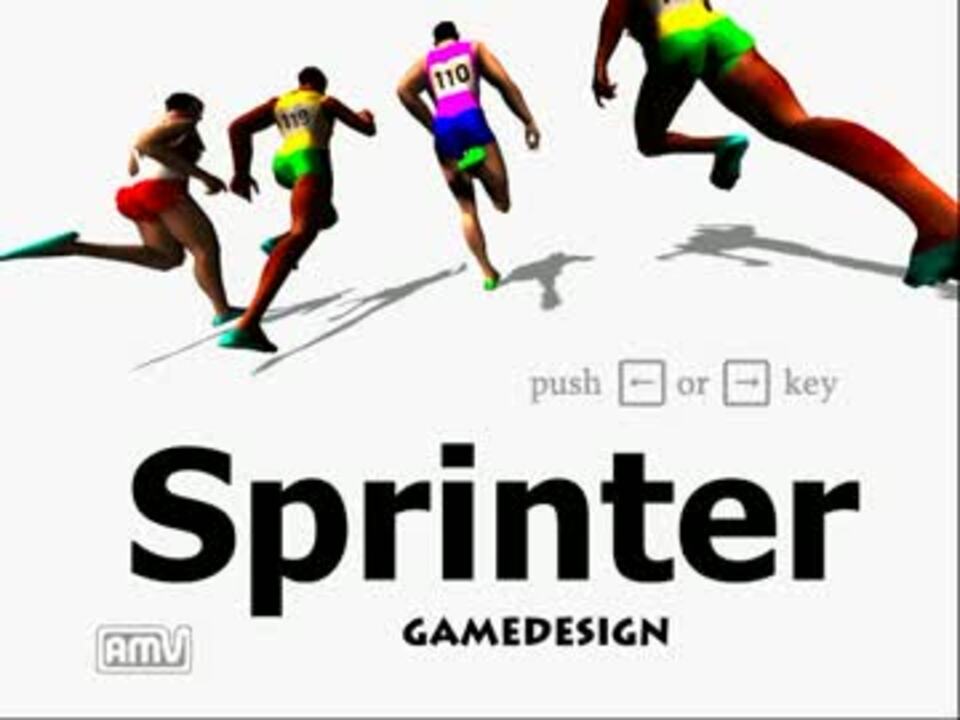 100ｍ走のフラッシュゲーム Sprinter をプレイ ニコニコ動画