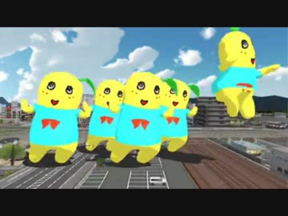 ふなっしーが空色町を踊りながら案内してくれるそうです ニコニコ動画