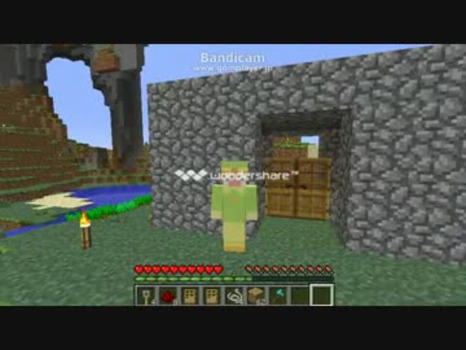 Minecraft ワイヤーフック式両開きドア ゆっくり ニコニコ動画