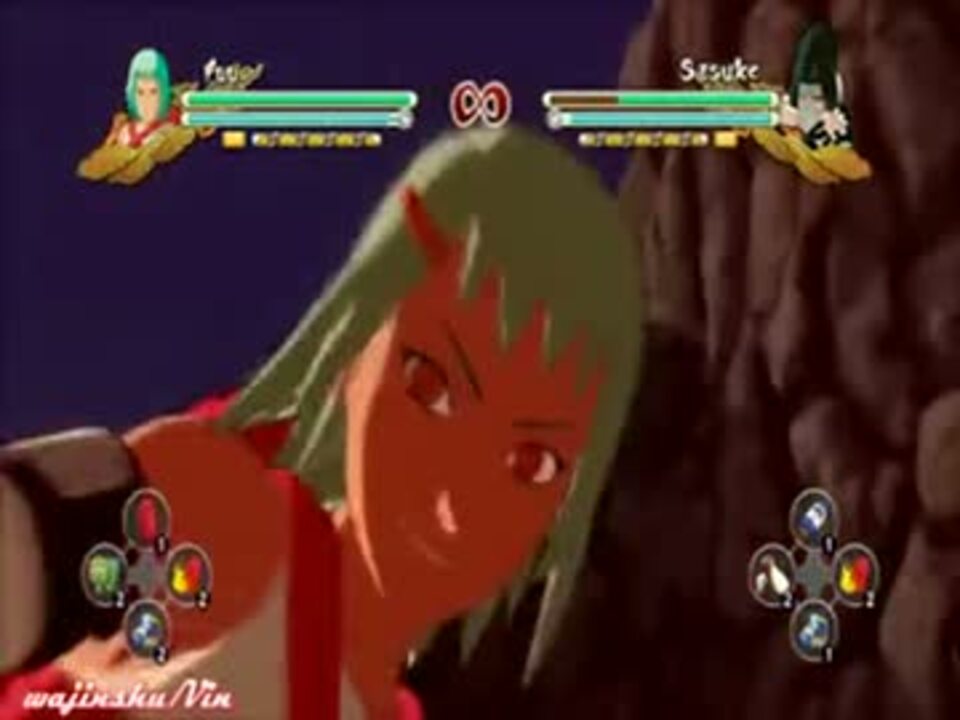 ナルティメットストーム３ 人柱力フウ通常攻撃 奥義 ニコニコ動画