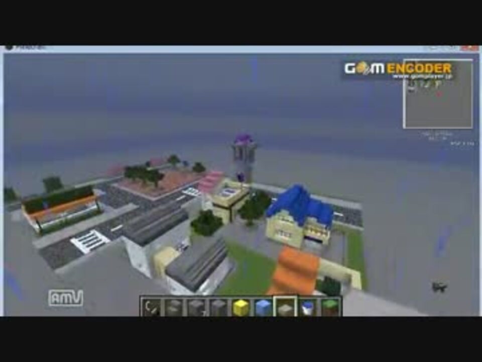 Minecraft ロックマンエグゼ6のマップを再現してみた その１ ニコニコ動画