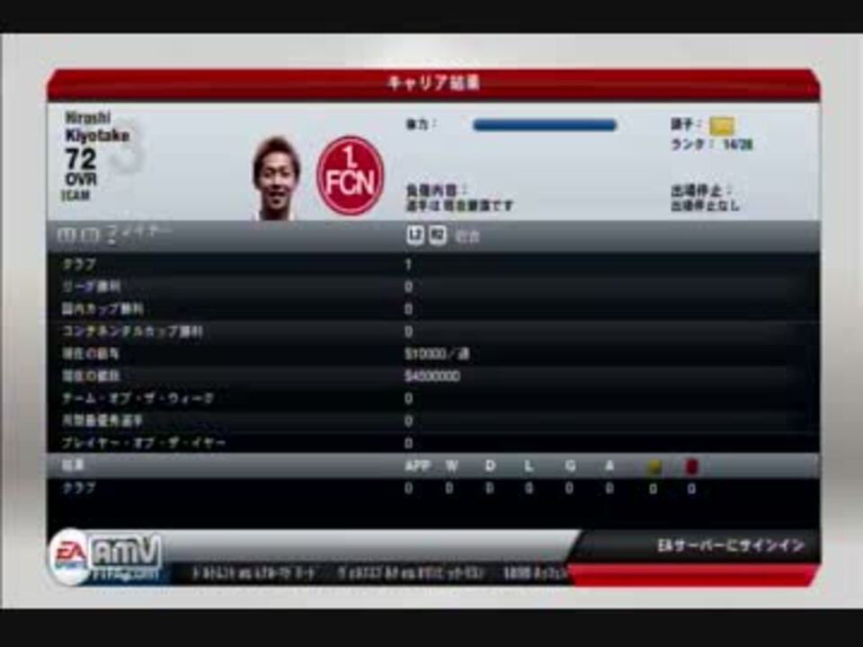 Fifa13 清武選手でキャリアモードを実況プレイ Part1 ニコニコ動画