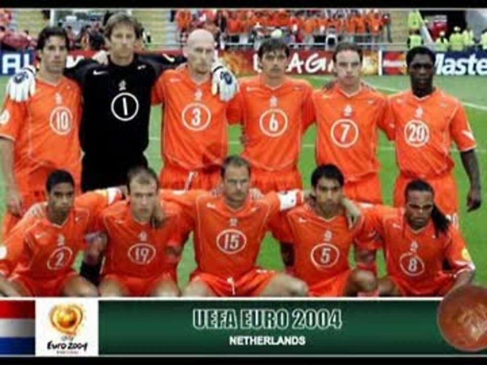 EURO2004 グループリーグ オランダ代表ダイジェスト - ニコニコ動画