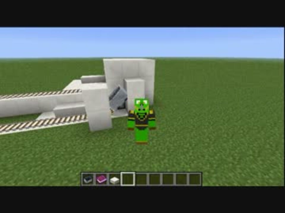 Minecraft 簡単に作れる自動降車 自動設置機能付の駅 ゆっくり解説 ニコニコ動画