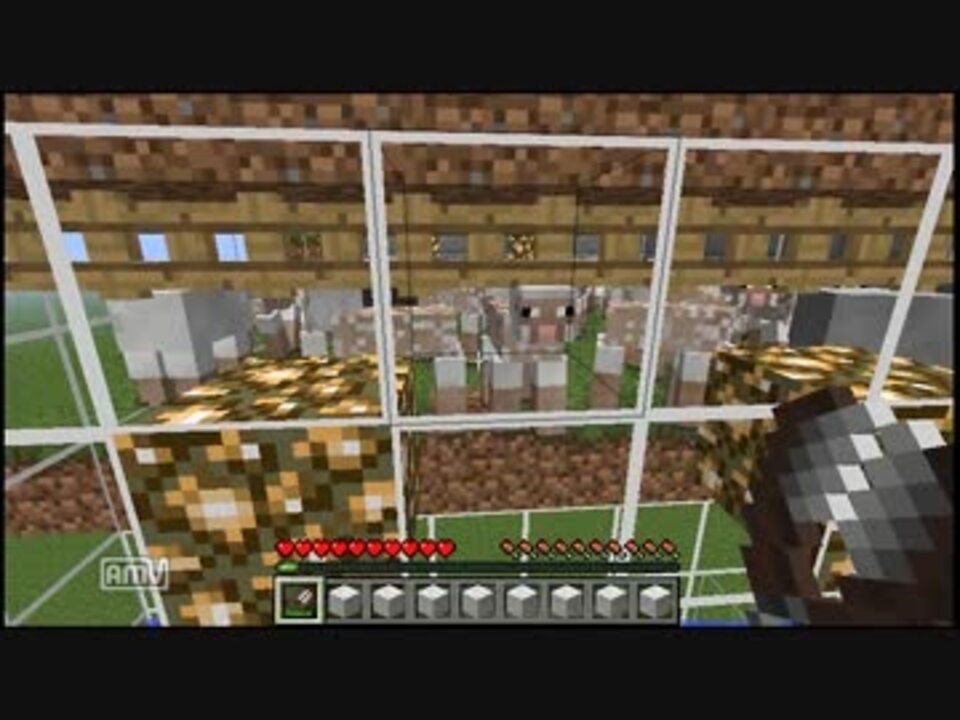 Minecraft 自動羊毛採集施設 Ver1 5 ニコニコ動画