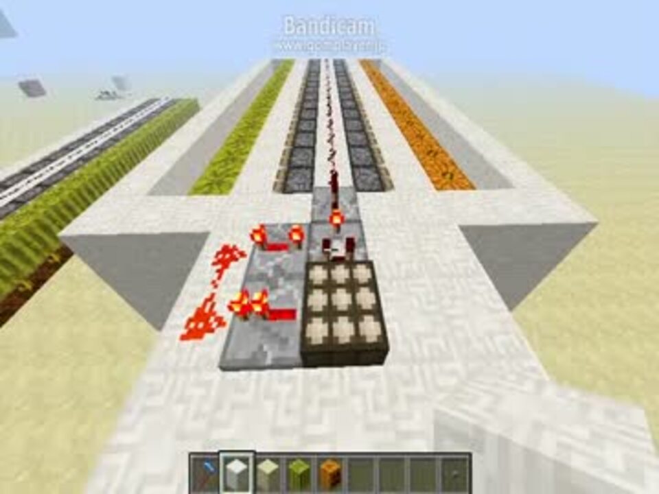 Minecraft 全自動スイカ カボチャ収穫機 日照センサー Ver 1 51 ニコニコ動画