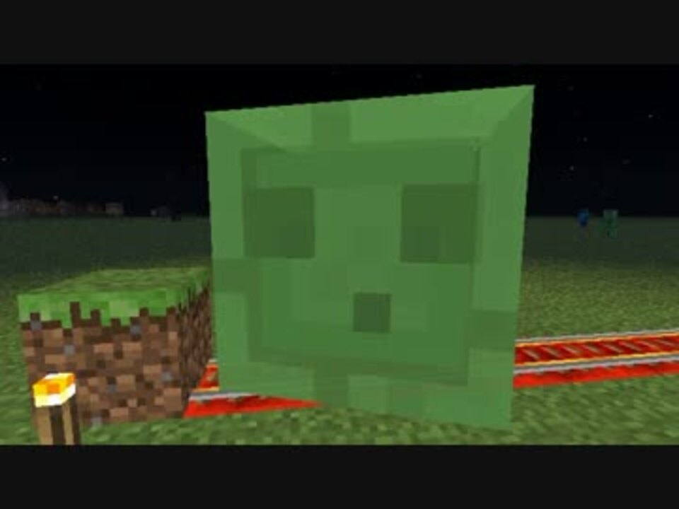 Minecraft スライムがトロッコに乗るだけ 3分間 ニコニコ動画