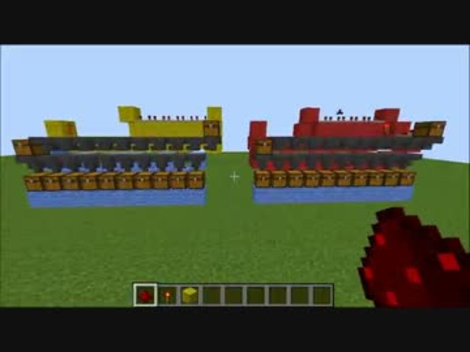 Minecraft ホッパーの設置順と運搬速度 と等分機構 1 5 1 ニコニコ動画