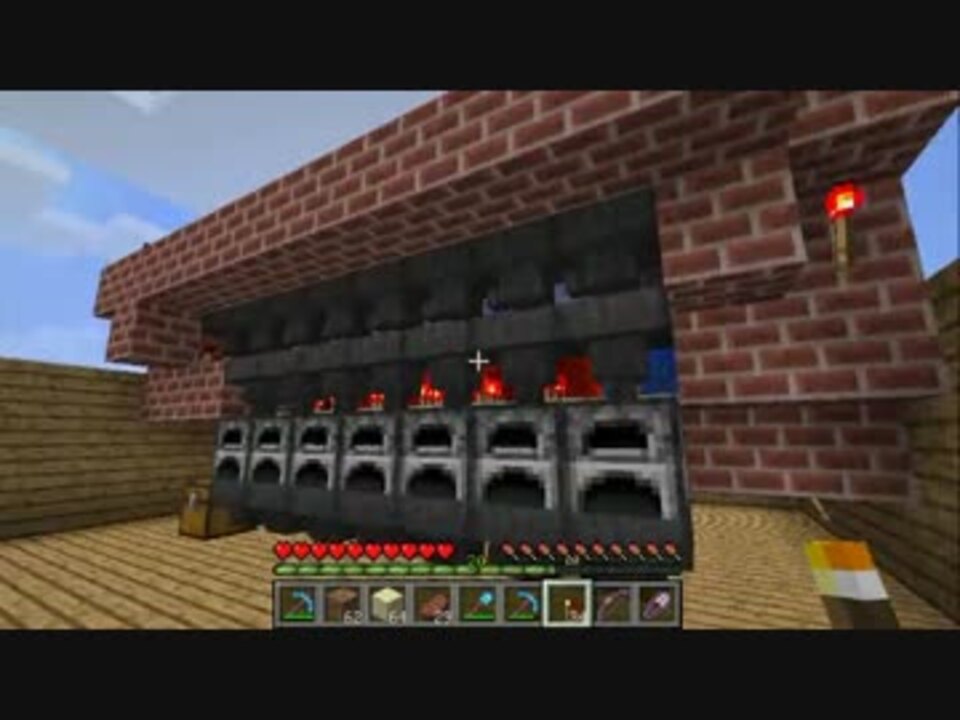 Minecraft 1 5 高速全自動精錬機 簡単省スペース ニコニコ動画