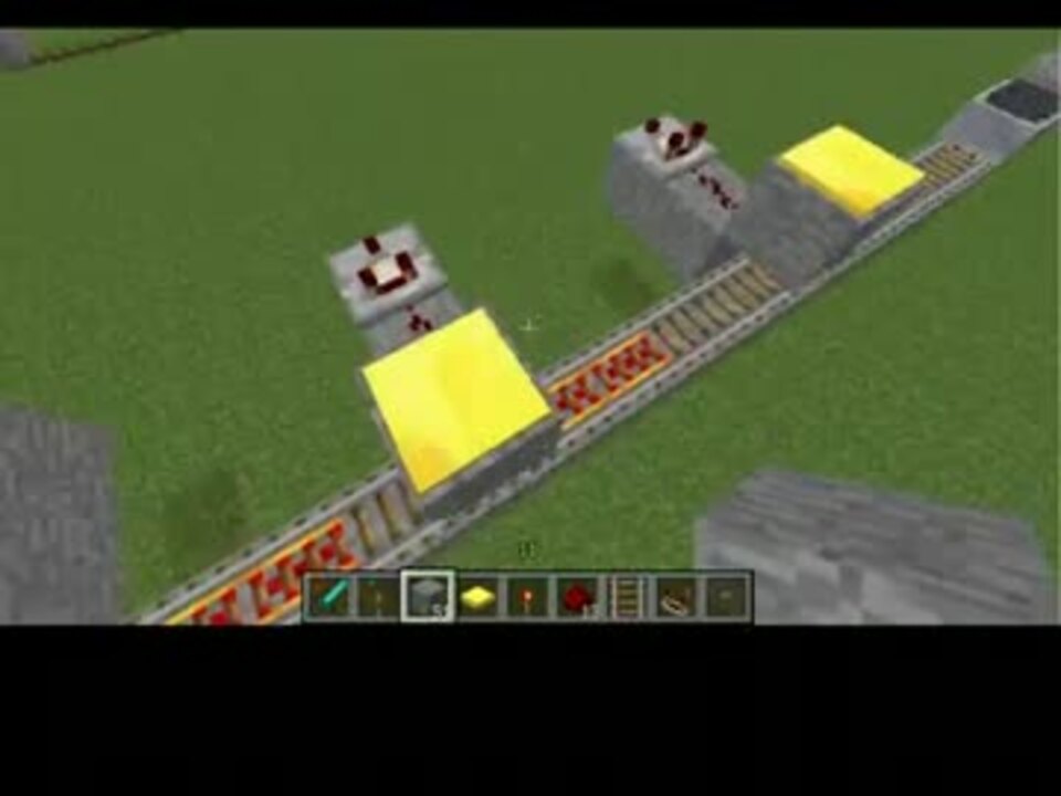 Minecraft 金の重量感圧版を使ったパスワードドア Ver1 5 ニコニコ動画