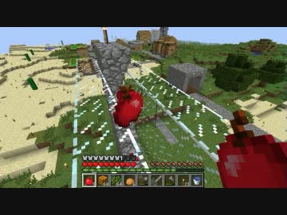 Minecraft 変なオブジェ思い付いたんで作ってみた ゆっくり実況 ニコニコ動画