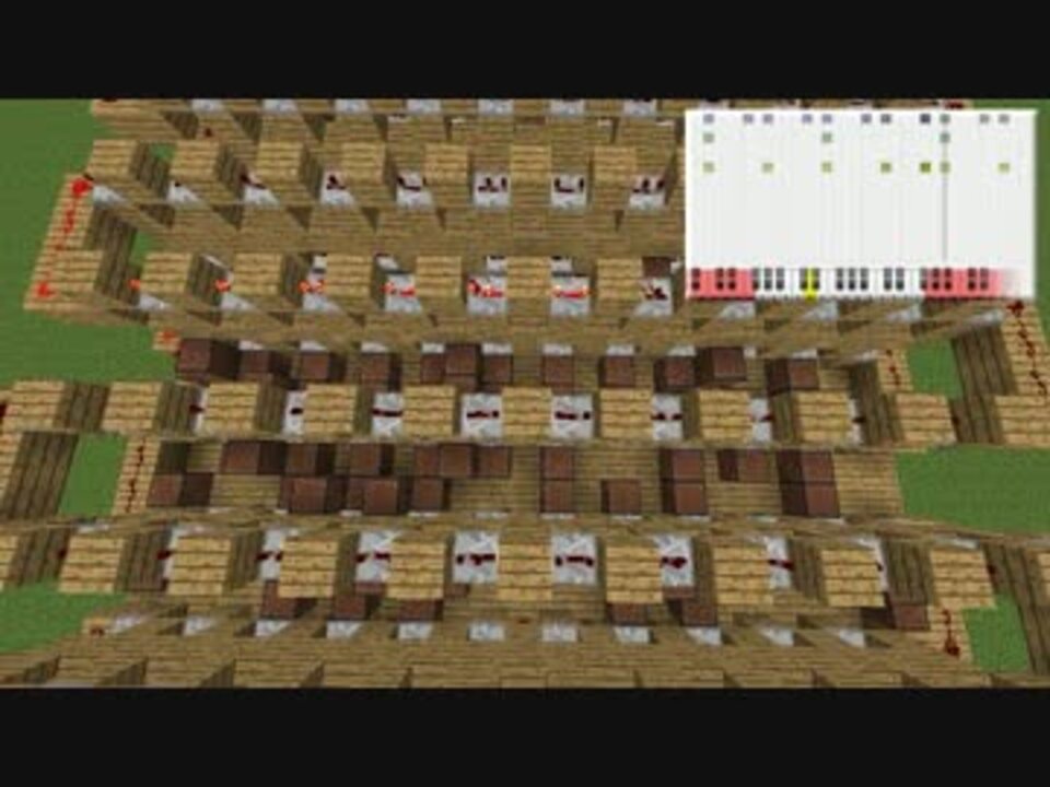 Minecraft Note Blockで マインクラフトの歌 演奏してみた ニコニコ動画