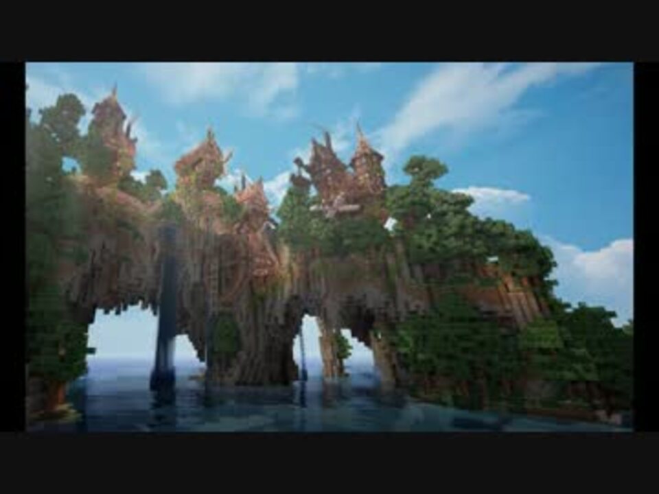 Minecraft 渓谷に城郭都市を作る Part4 ゆっくり実況 ニコニコ動画
