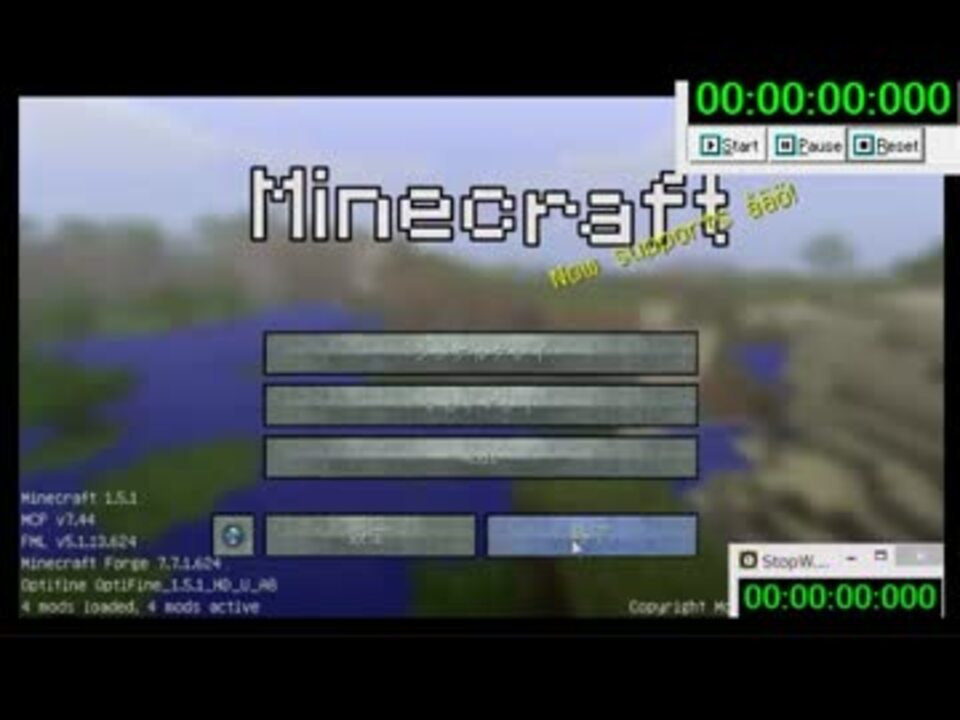 Minecraft 石炭64個rta 3 55 258 現在最速 タイマー後撮り ニコニコ動画