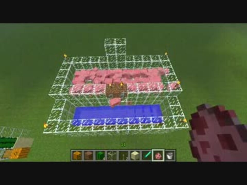 Minecraft 半自動豚の生肉製造機 音声なし Ver1 5 1 ニコニコ動画