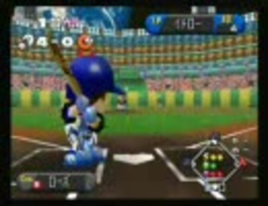 N64 超空間ナイタープロ野球キング２をプレイ(改) - ニコニコ動画