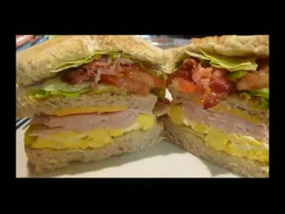 アメリカの食卓 127 クラブハウスサンドを食す ニコニコ動画