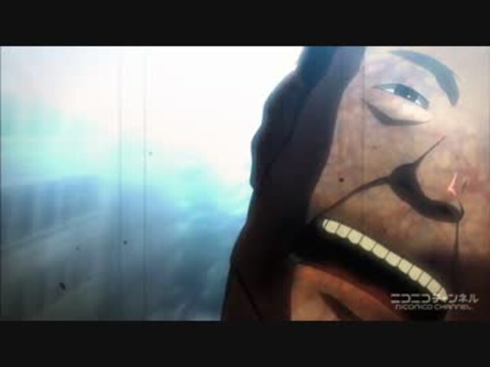進撃の巨人第6話 奇行種のシーンを感動的にしてみた ニコニコ動画