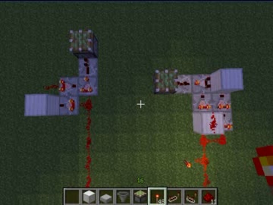 Minecraft 信号強度検知式パルサー 回路素子 ニコニコ動画