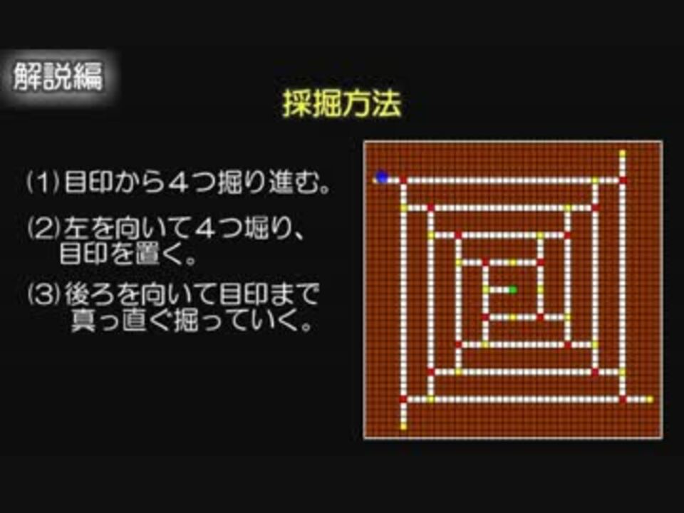 Minecraft 風車型ブランチマイニング 解説編 ニコニコ動画