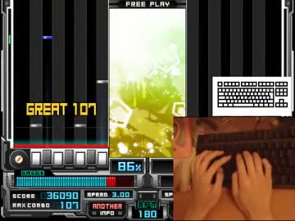 音ゲー手元 キーボードでも1048式したい ニコニコ動画