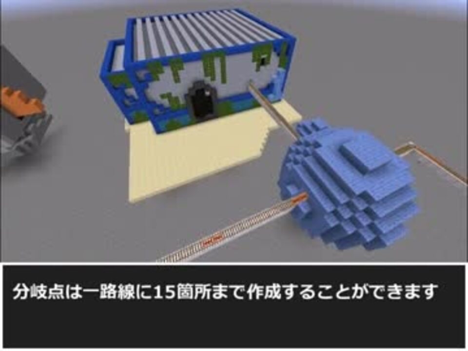 Minecraft 自動分岐型トロッコシステム V1 5 2 ニコニコ動画