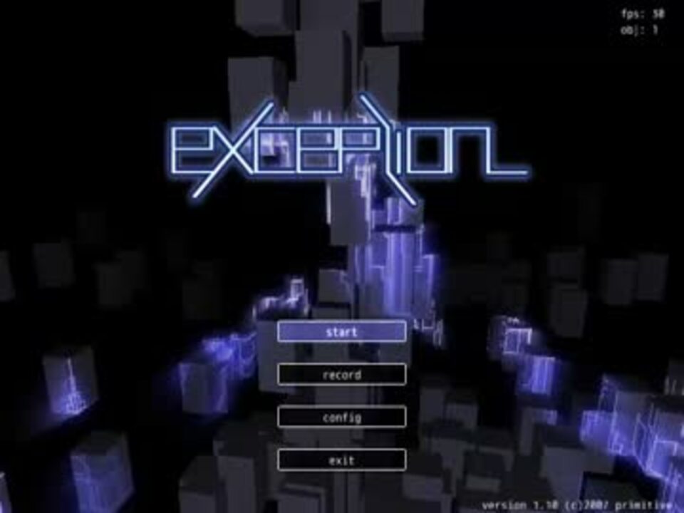 exception（PC版・難易度HEAVY）クリア成功編 Stage-1&2