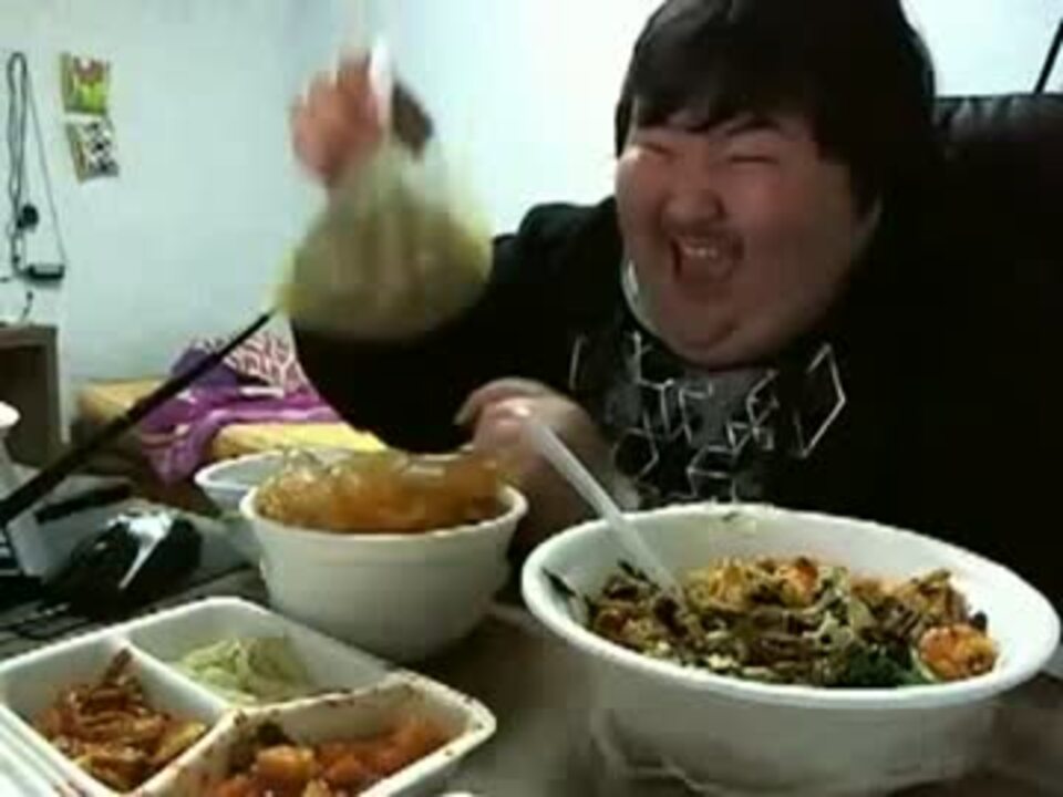 笑いながら飯を食う韓国人 ニコニコ動画