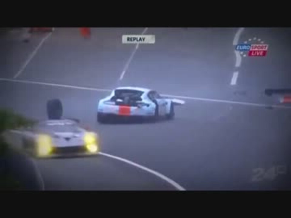 ルマン24時間耐久レース アラン シモンセン 死亡事故の瞬間 ニコニコ動画