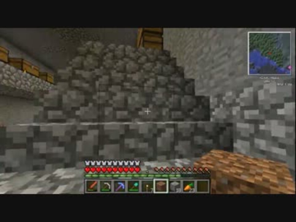 Minecraft ここから始まる俺の地下帝国sspart6 実況 ニコニコ動画