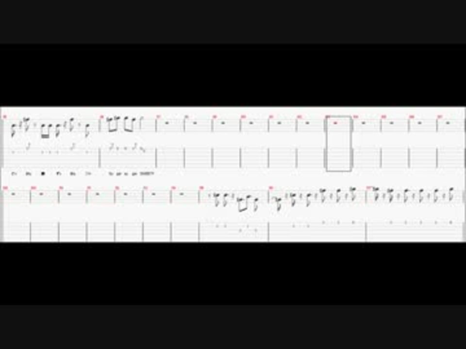 Tab 流田projectの もってけ セーラーふく をtab譜にしてみた ニコニコ動画