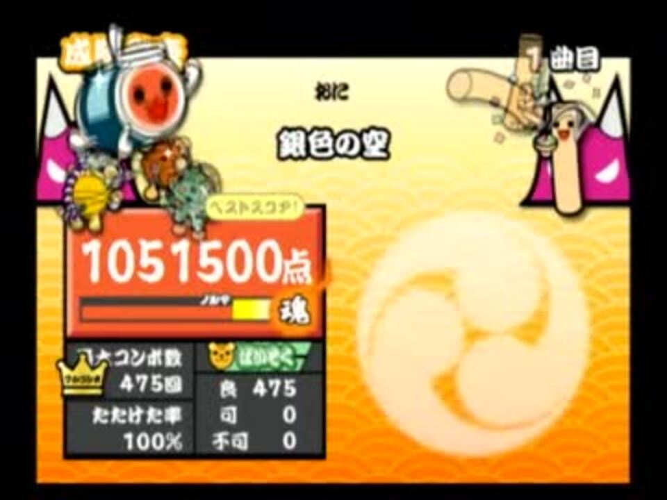 太鼓の達人10 銀色の空 ニコニコ動画