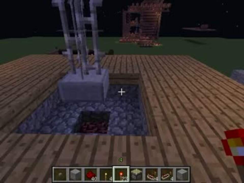 Minecraft 囲炉裏に隠し螺旋階段つけた ニコニコ動画