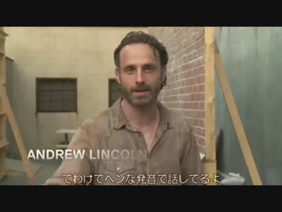 ウォーキング デッド シーズン４撮影風景メイキング ニコニコ動画
