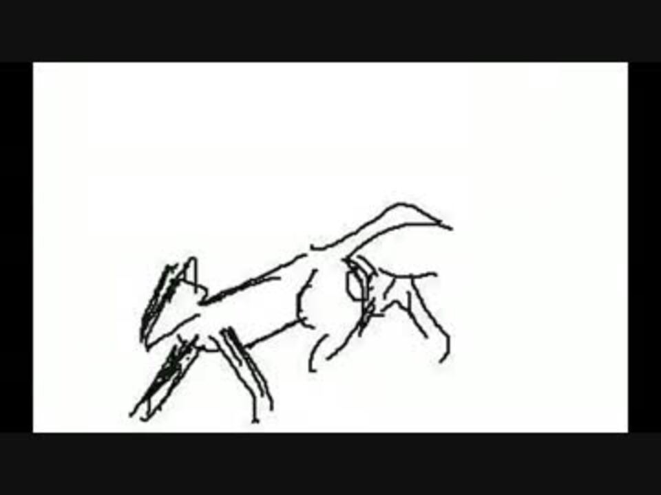 うごメモ02 走る犬 ニコニコ動画