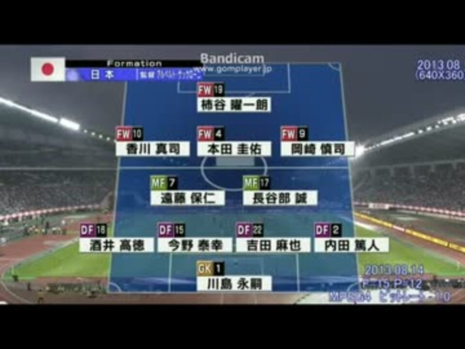 サッカー13 日本 ウルグアイ ハイライト ニコニコ動画