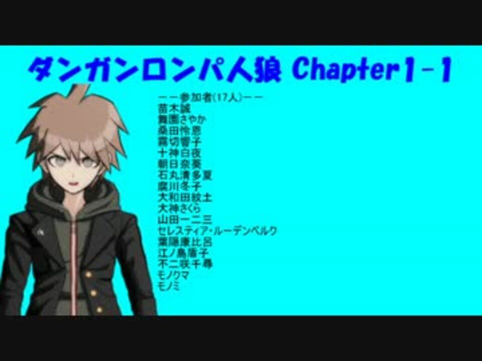 ダンガンロンパ人狼 いがこさんの公開マイリスト ニコニコ