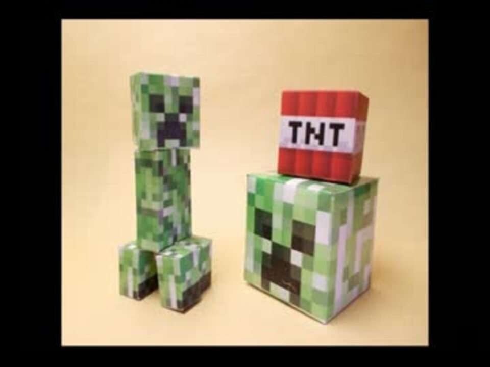 Minecraft ペーパークラフト 匠さんとｔｎｔくん ニコニコ動画