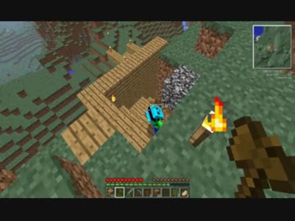 Minecraft 空中庭園を作りつつ遊牧民族を目指す Part2 ニコニコ動画